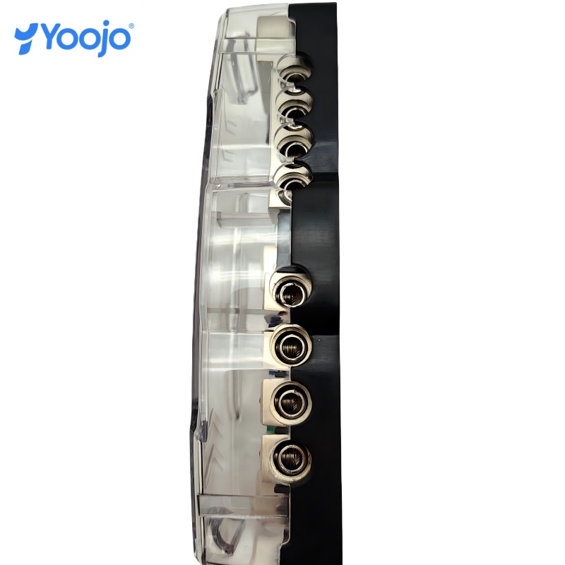 0/4GA 4 Way LED ANL Fuse Holder 30A-80A Mini Fuse Box for Car Audio Stereo