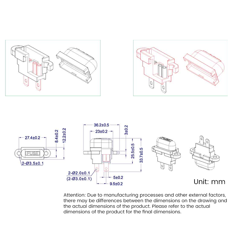 ATC PCB Mount Fuse Holder