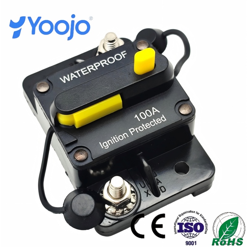 200A 12V-48V Waterproof Manual Reset Circuit Breaker for Car Boat Trolling Motor 