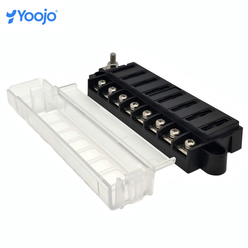 12V Waterproof Marine-Grade 8 Way ATC/ATO Blade Fuse Block With Cover