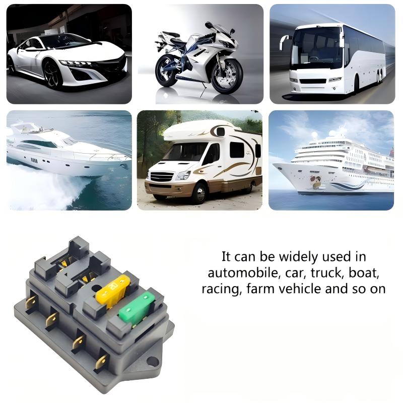 4-Circuit ATC Blade Fuse Block – Compact Circuit Protection Hub