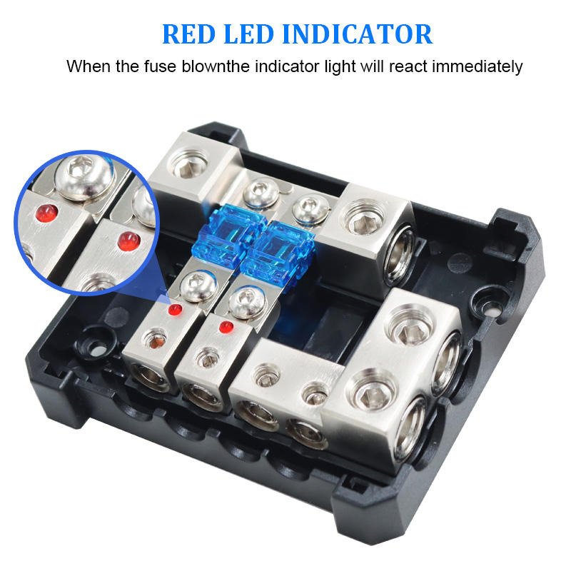 2 Way AFS Fuse Block (Power Distribution Block) – Heavy-Duty Dual-Circuit Protection