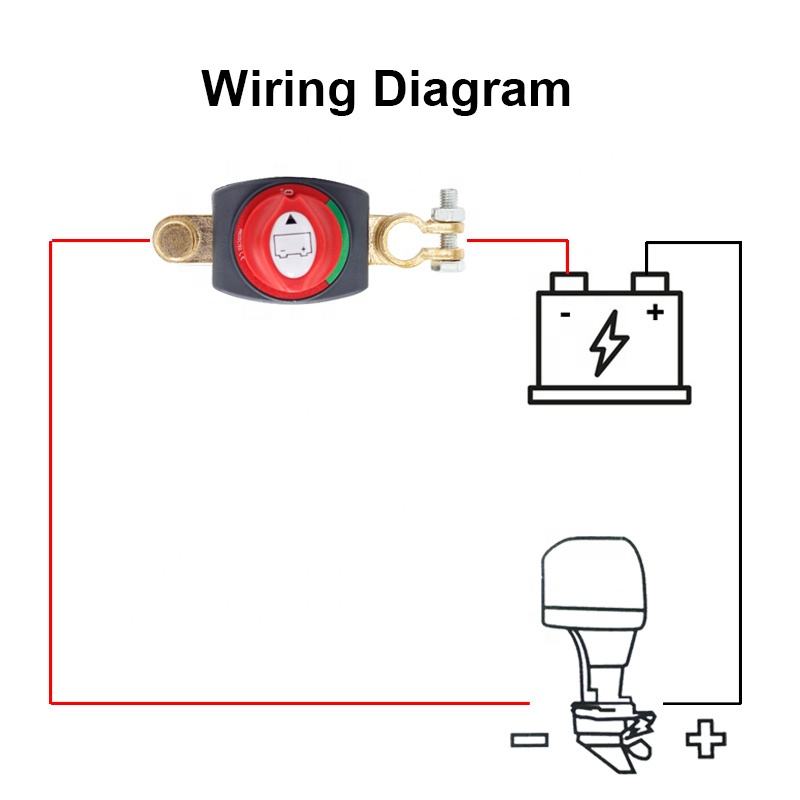 Knob-Type Battery Disconnect Switch – Heavy-Duty Waterproof Power Control