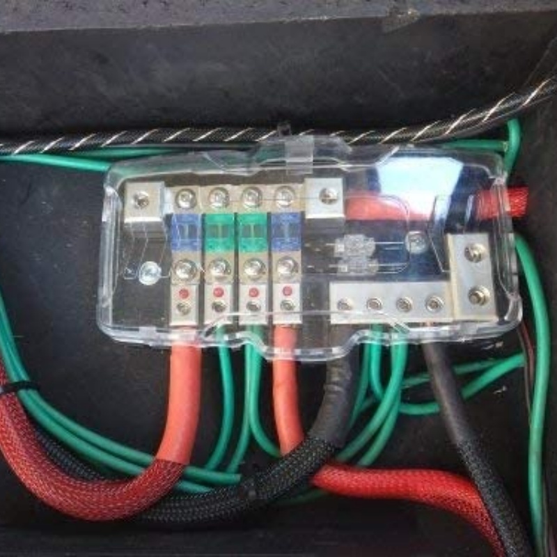 4 Way AFS Fuse Distribution Block (2 In 4 Out) – Heavy-Duty High-Current Power Distribution Solution