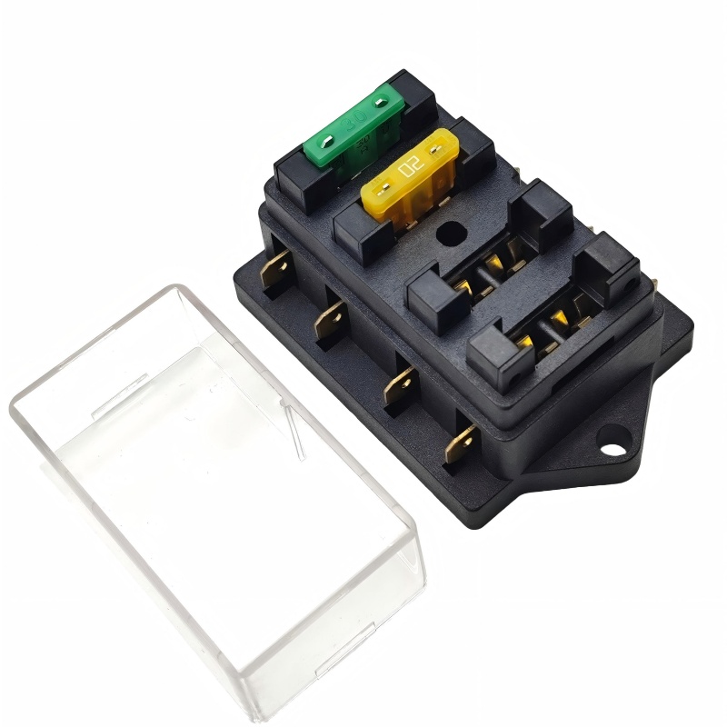 4-Circuit ATC Blade Fuse Block – Compact Circuit Protection Hub