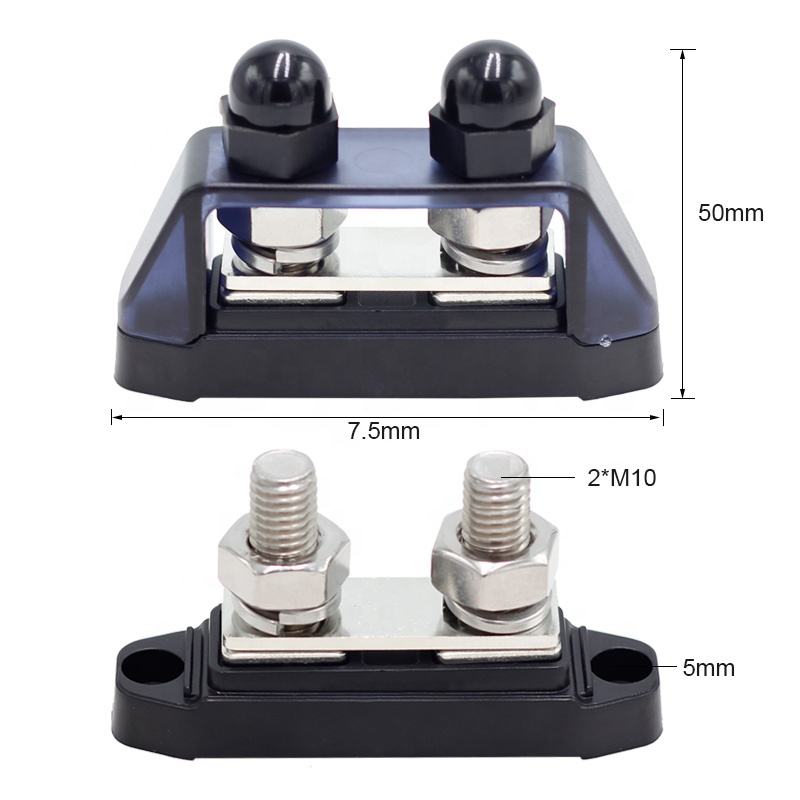 Dual Stud Power Distribution Block – Heavy-Duty Waterproof Power Distribution Solution