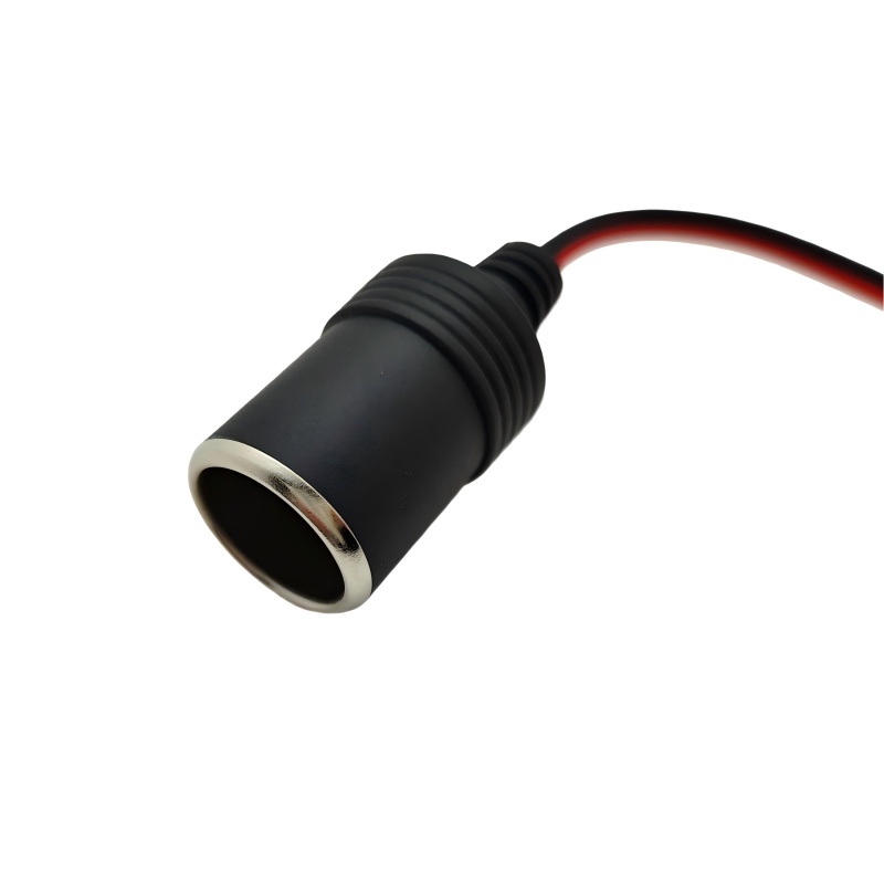 12V Blade Terminal to Cigarette Lighter Adapter Cable – Plug-and-Play Device Power Converter