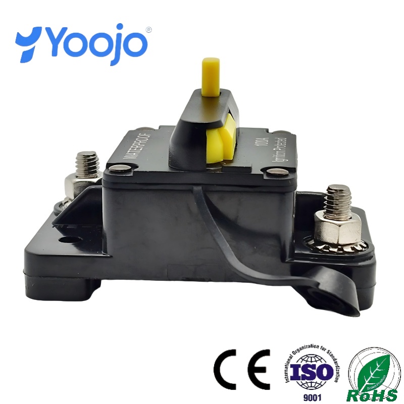 200A 12V-48V Waterproof Manual Reset Circuit Breaker for Car Boat Trolling Motor 