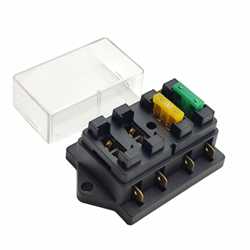 4-Circuit ATC Blade Fuse Block – Compact Circuit Protection Hub