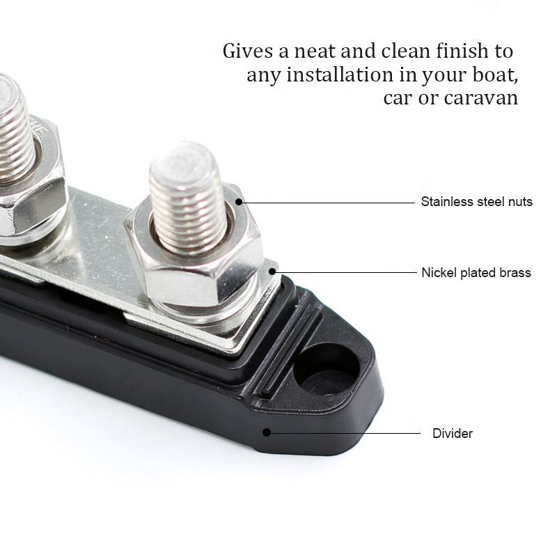 Dual Stud Power Distribution Block – Heavy-Duty Waterproof Power Distribution Solution