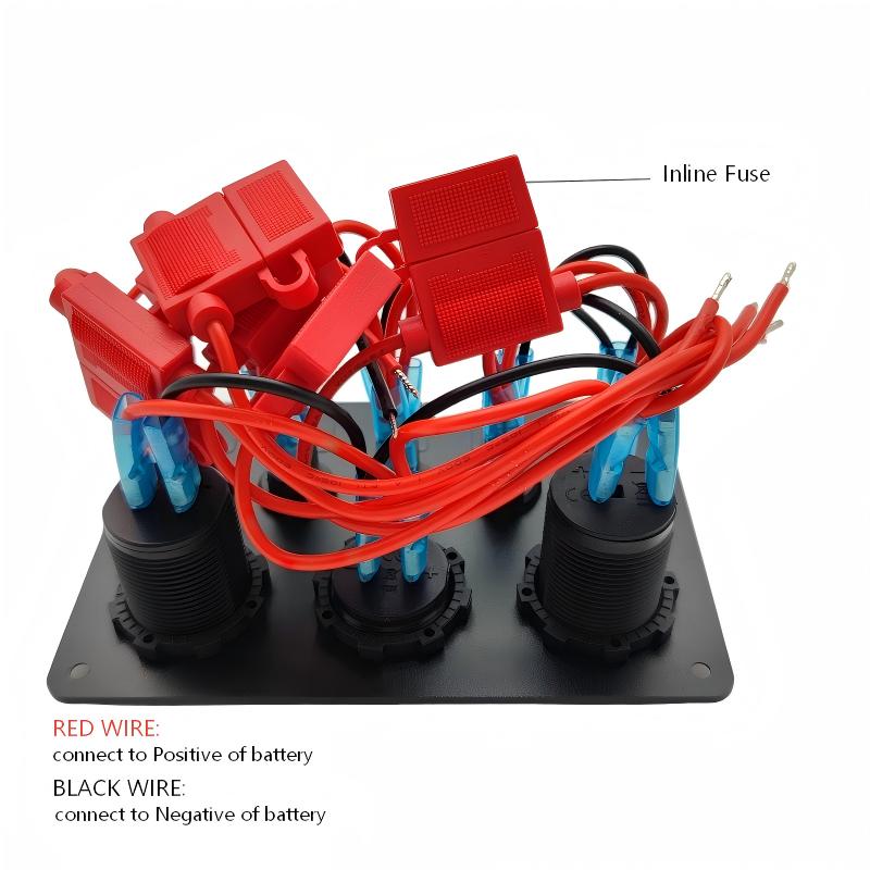 12V Multi-Function Switch & Power Panel – All-In-One Marine/RV Control Hub