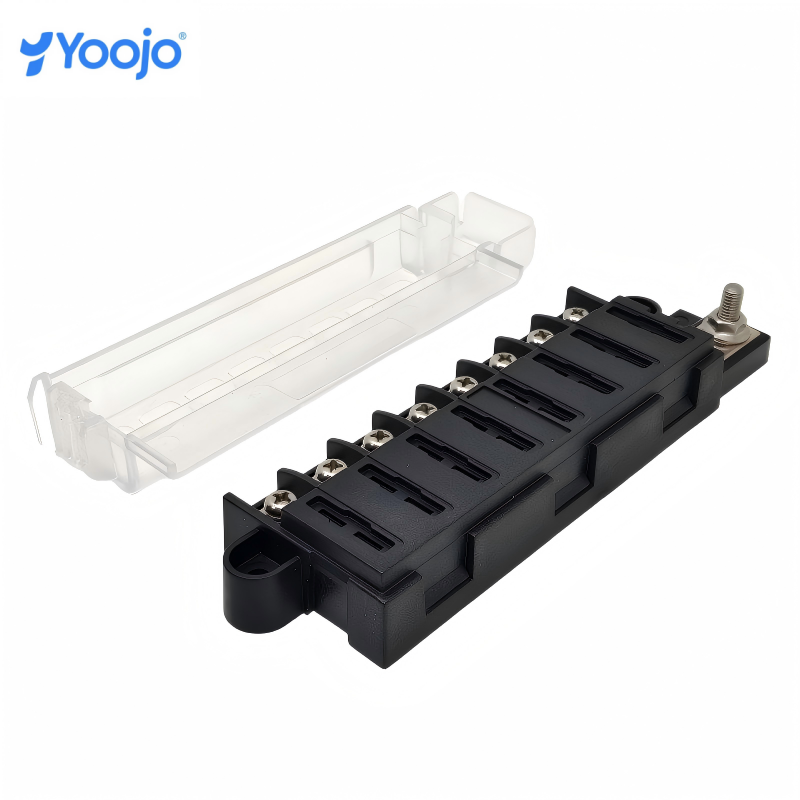 12V Waterproof Marine-Grade 8 Way ATC/ATO Blade Fuse Block With Cover
