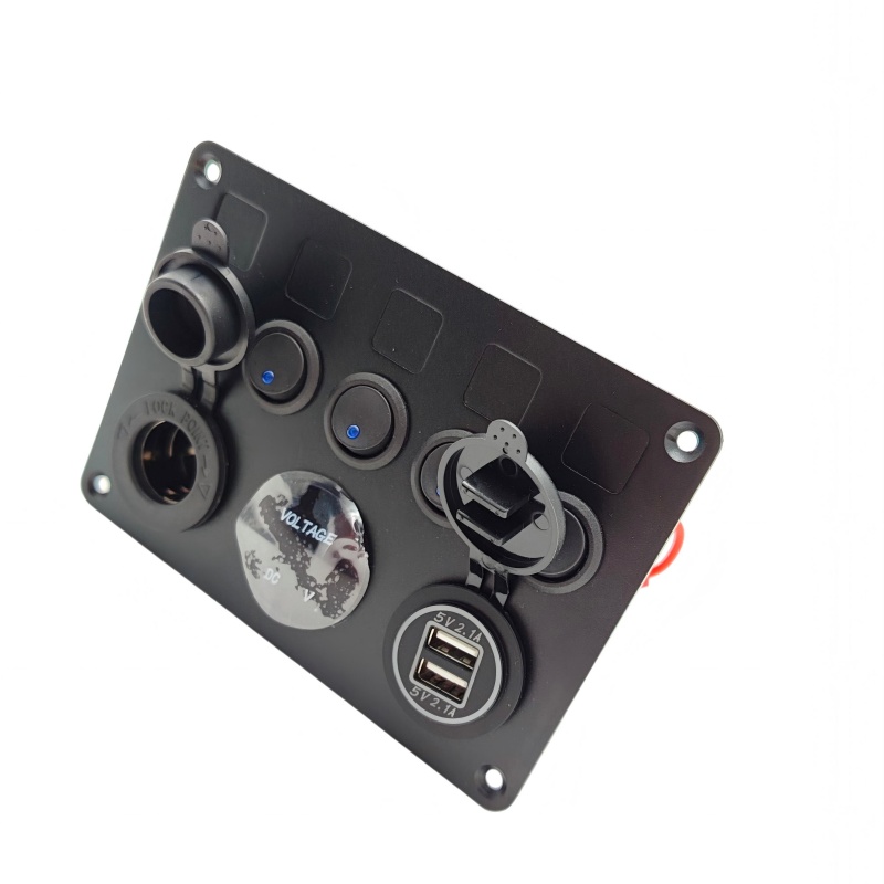 12V Multi-Function Switch & Power Panel – All-In-One Marine/RV Control Hub