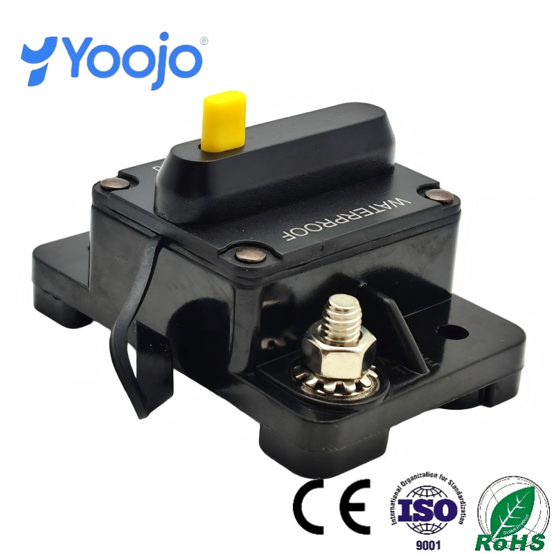 200A 12V-48V Waterproof Manual Reset Circuit Breaker for Car Boat Trolling Motor 