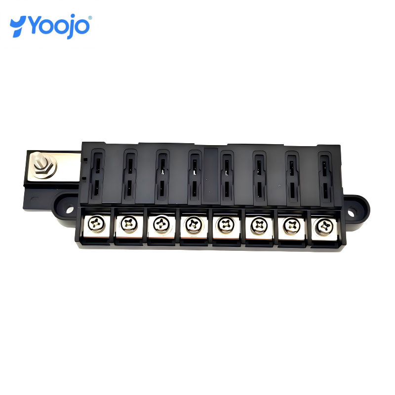 12V Waterproof Marine-Grade 8 Way ATC/ATO Blade Fuse Block With Cover